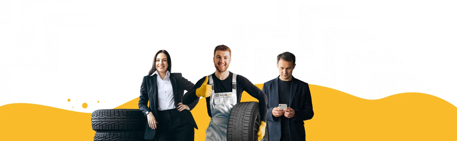 Zdjęcie na stronie głównej przedstawiające opony
